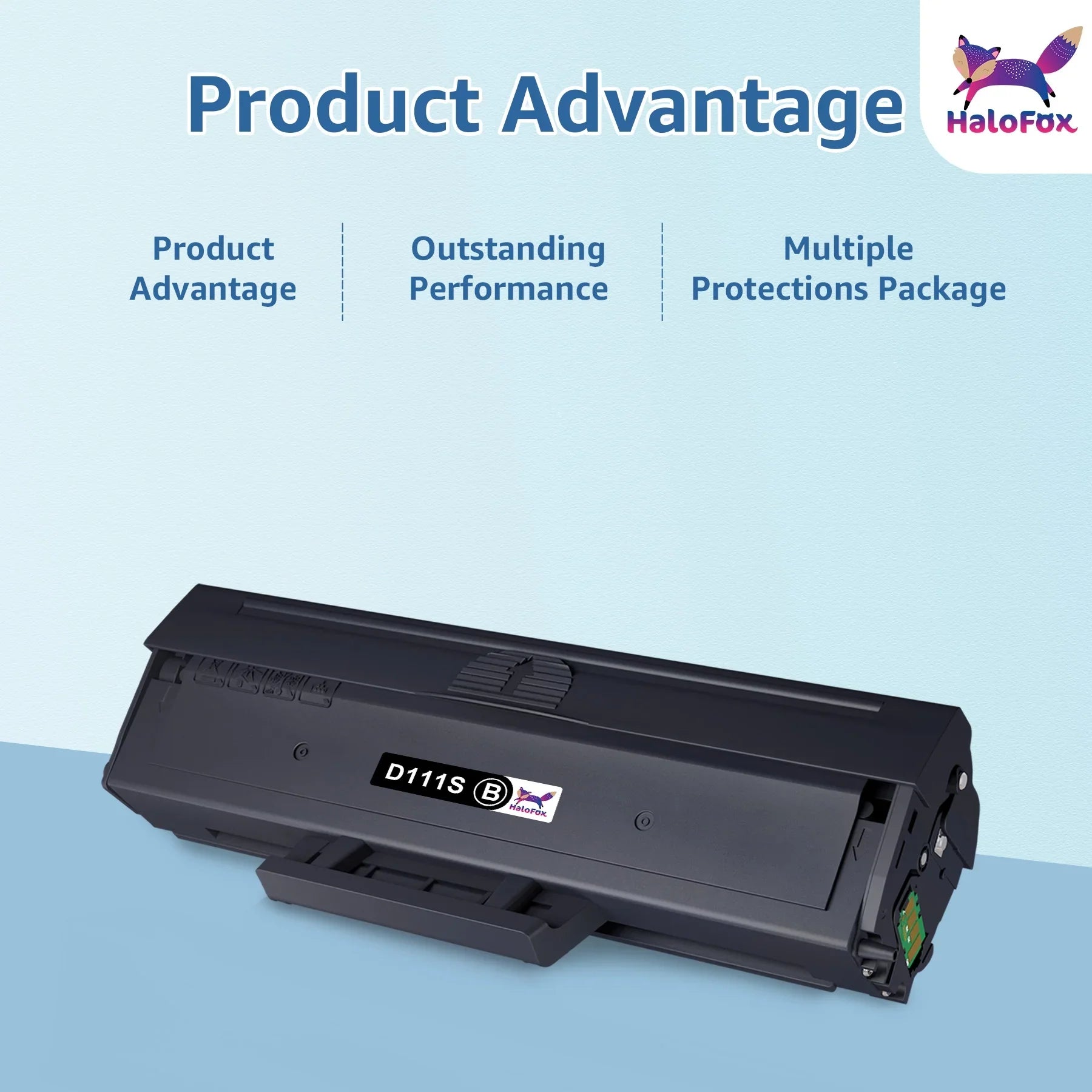 MLT-D111S Toner Replacement for Samsung MLT-D111S 111S for SL-M2020 SL-M2020W SL-M2070 SL-M2070FW SL-M2022 SL-M2022W Printers (Black, 4-Pack)