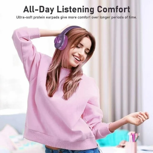 Wireless Headphones Foldable Over Ear Headset w Mic Earphones Hi-Fi Sound R5J for Samsung Galaxy Tab S6 Lite 10.4 S2 8.0 10.5 S5e 10.5 S4 10.5 S7 (2020) S 10.5 SM-T800 S8 Plus S21 Plus S20