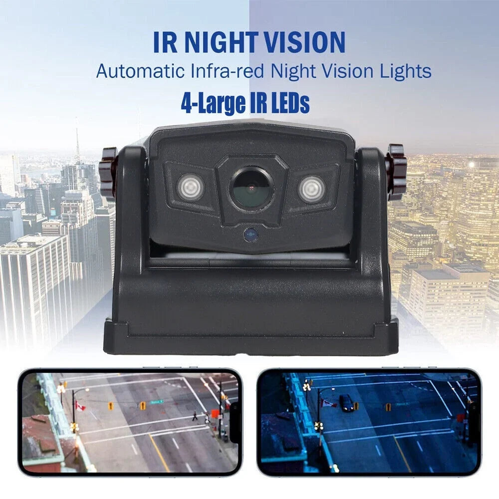 JahyElec WiFi Wireless Backup Camera, Magnetic Mount, 9600mAh Battery, Optimal for Front/Rear View