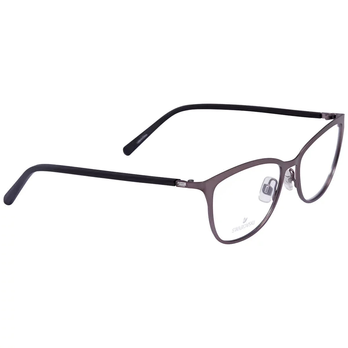 Swarovski Ladies Silver Tone Rectangular Eyeglass Frames SK5232 13 50