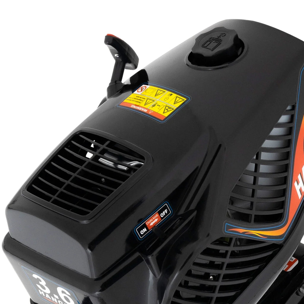 HANGKAI 2 Stroke 3.6 HP Outboard Motor Fishing Vessel Engine Water Cooling CDI Outboard Ship Motor 90cm/35.4in