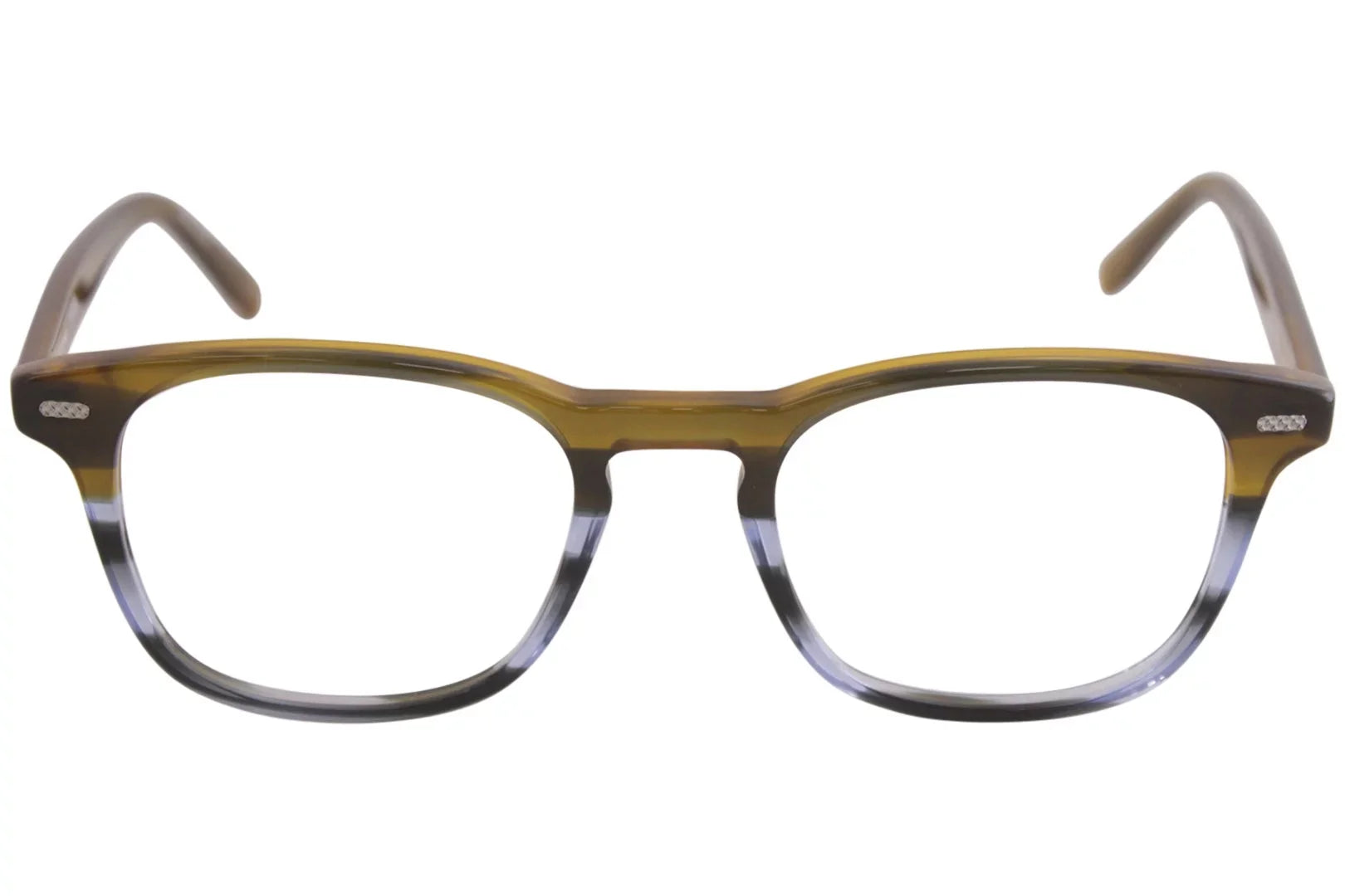 Lacoste Men's Eyeglasses L2832 L/2832 215 Striped Brown/Blue Optical Frame 50mm