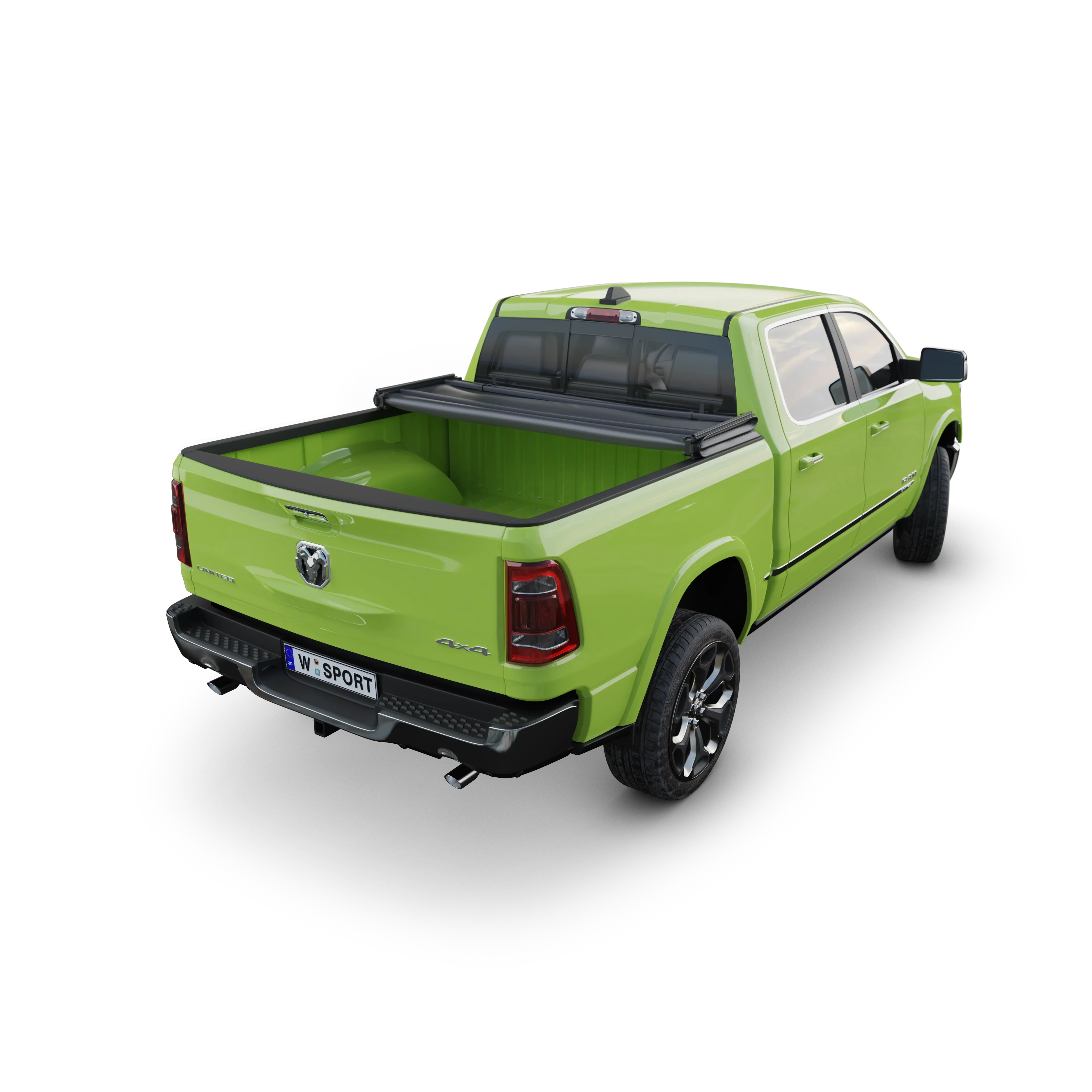 Worksport SC3 Soft Folding Truck Bed Tonneau Wrap | 20-2725 | Fits 2009 - 2018 Dodge Ram 1500 5'7” Bed