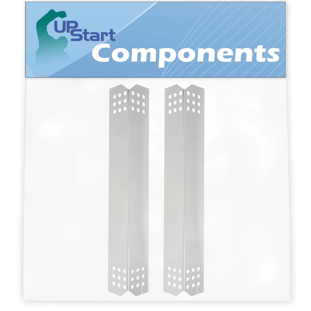 2-Pack BBQ Grill Heat Shield Plate Tent Replacement Parts for Nex 720-0720 - Matching Barbeque Stainless Steel Flame Tamer, Guard, Deflector, Flavorizer Bar, Vaporizer Bar, Burner Wrap 16 1/8"