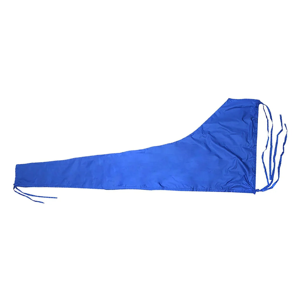 600D Mainsail Coating Ship Wrap Dustproof Wrap Sail Coating Snow Coating Adjustable Strap Thickened Oxford Cloth Blue , 12 FT 11 to 12 FT