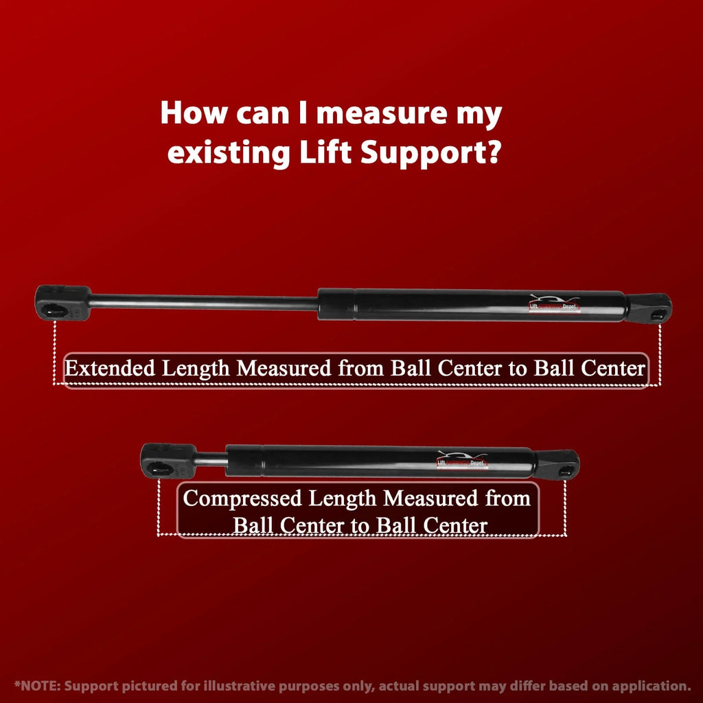 Qty 2 Pm3839 Fits 4Runner 1996 to 2002 Liftgate Lift. Gas Shock - 1997 1998 1999 2000 2001 Lift Supports Depot PM3839-a