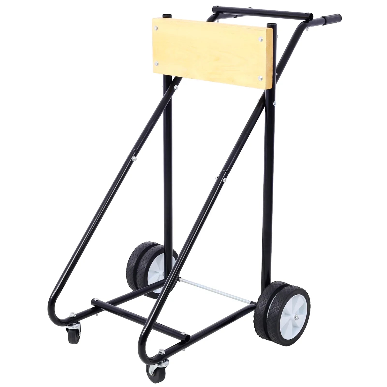 Steel Outboard Vessel Motor Stand, 315lbs Capacity, with Wheels for Easy Mobility - Perfect for Garage Storage and Maintenance