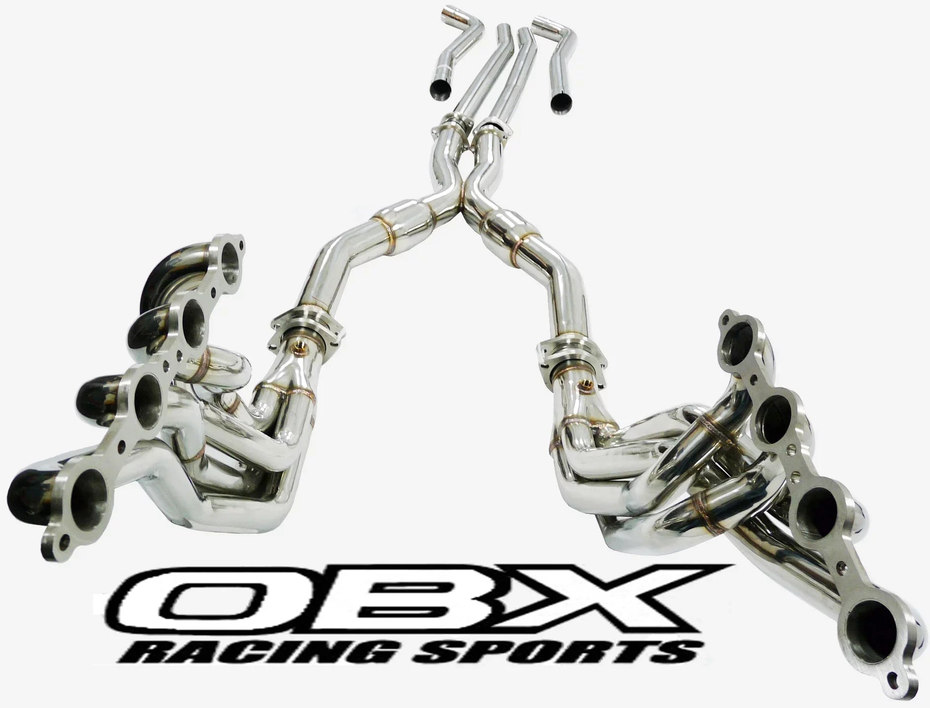 Long Tube Header Fitment For 09-15 Cadillac CTS-V 6.2L LS9 By OBX-RS