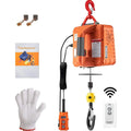 3-in-1 Hoist, Electric Hoist Winch, 1100lbs Portable Electric Winch, 110V Power Winch Crane, 25ft Lifting Height, w/Wire Control, Overload Protection for Lifting Towing