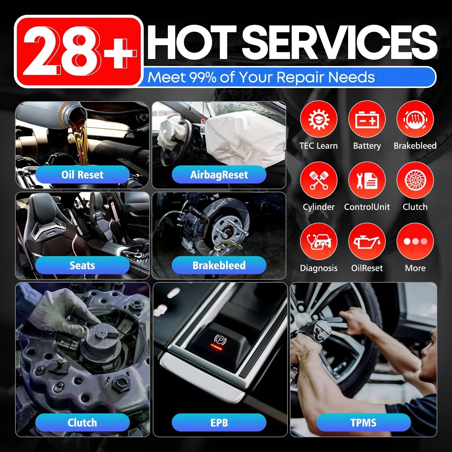 Autel MaxiCheck MX808S with 2 Year Update, 3000+ Bidirectional Diagnostic Tool Android 11 OE All System Scan, FCA Autoauth same as MK808S MK808Z RK3566 4- 4GB & 64GB