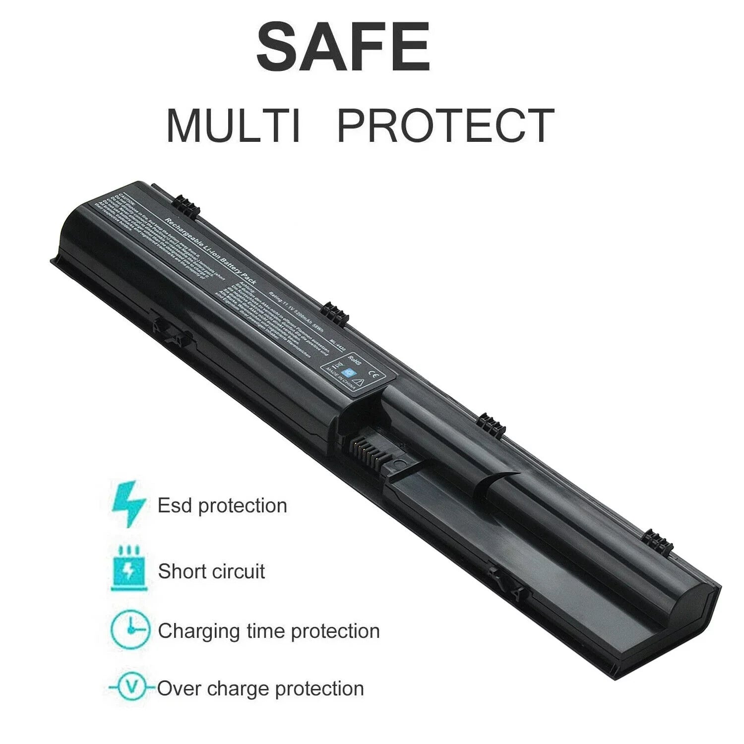 Battery for HP ProBook 4530S 4540S 4440S 4430S 4545S 4535S 4330S QK646UT QK646AA