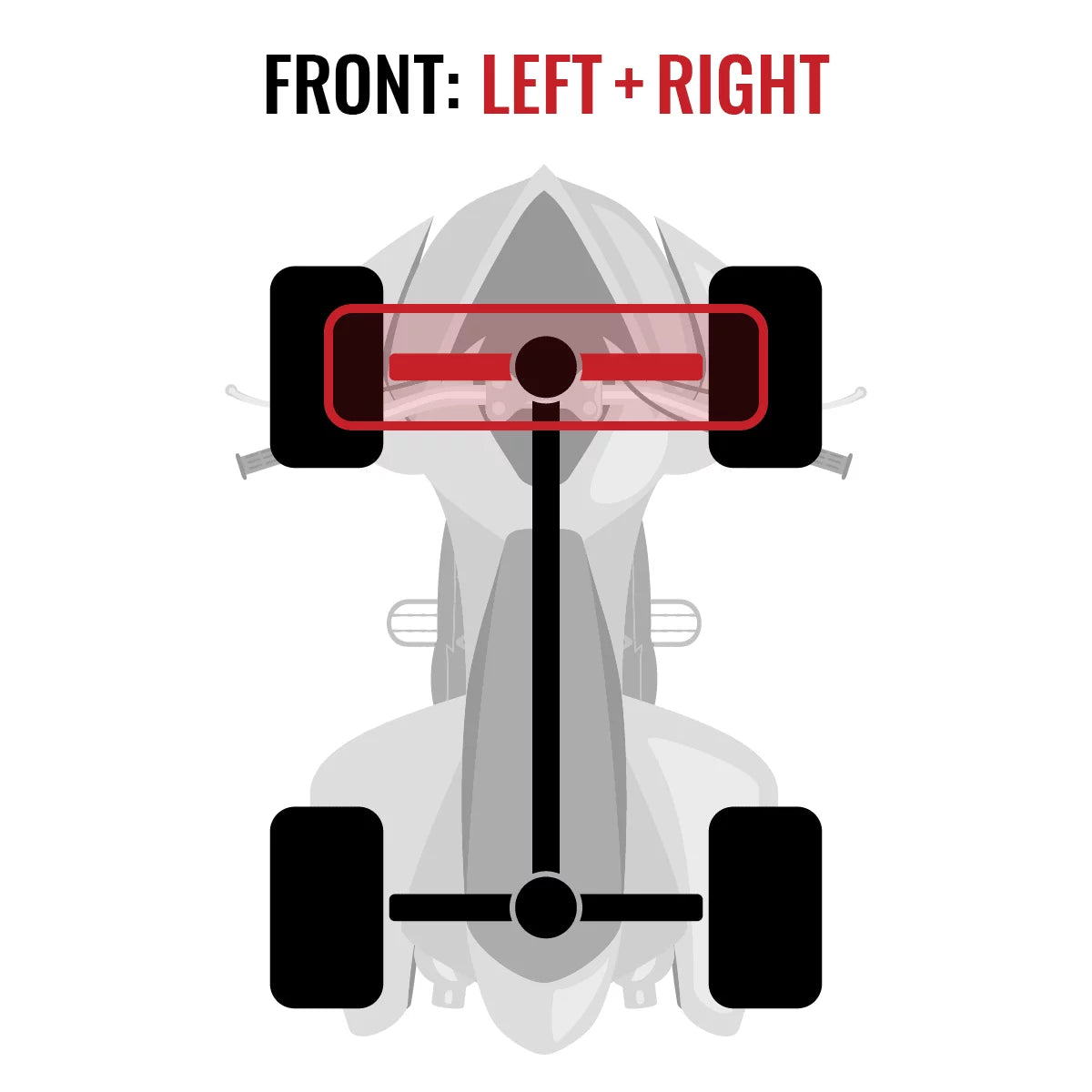2 pc Sixity XT Front Left Right Axle Fitting with Can-Am Maverick 1000 2015 - XDS DPS 4X4
