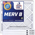 Filter King 12.5x66x1a Air Filter | 4-PACK | MERV 8 HVAC Pleated A/C Furnace Filters | MADE IN USA | Actual Size: 12.5 x 66 x .75"