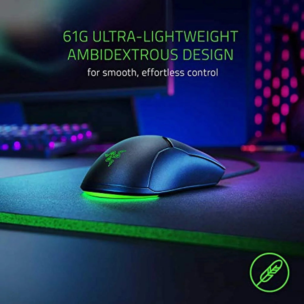 Razer Viper Mini Ultralight Gaming Mouse: Fastest Gaming Switches - 8500 Dpi Optical Sensor - Chroma Rgb Underglow Lighting - 6 Programmable Buttons - Drag-Free Cord - Classic Black