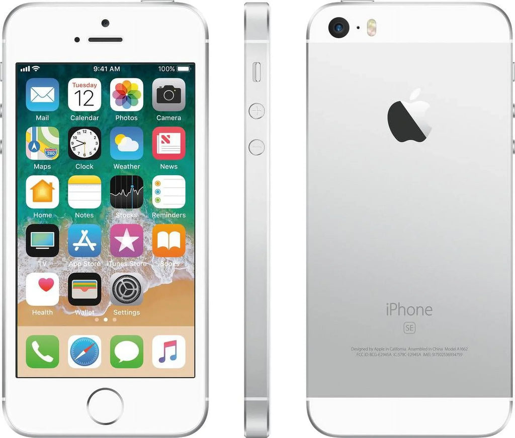 Apple iPhone SE - Smartphone - 4G LTE - 64 GB - 4" - 1136 x 640 pixels (326 ppi) - Retina - 12 MP (1.2 MP front camera) - Sprint Nextel - silver