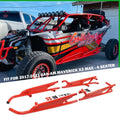 ELITEWILL Nerf Bars Rock Sliders for 2017-2021 Can-Am Maverick X3 Max - 4 Seater RED