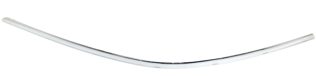 Bumper Trim Fitting With 2012-2014 Mercedes Benz C250 C300 Rear, Left Driver Side, Outer Chrome