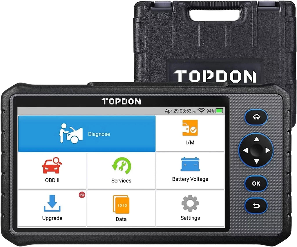 OBD2 Scanner, TOPDON AD800 Car Diagnostic Scan Tool All System Scan 28+ Reset Service, Oil Reset, ABS Bleed, Injector Coding, 2 Years Free Update