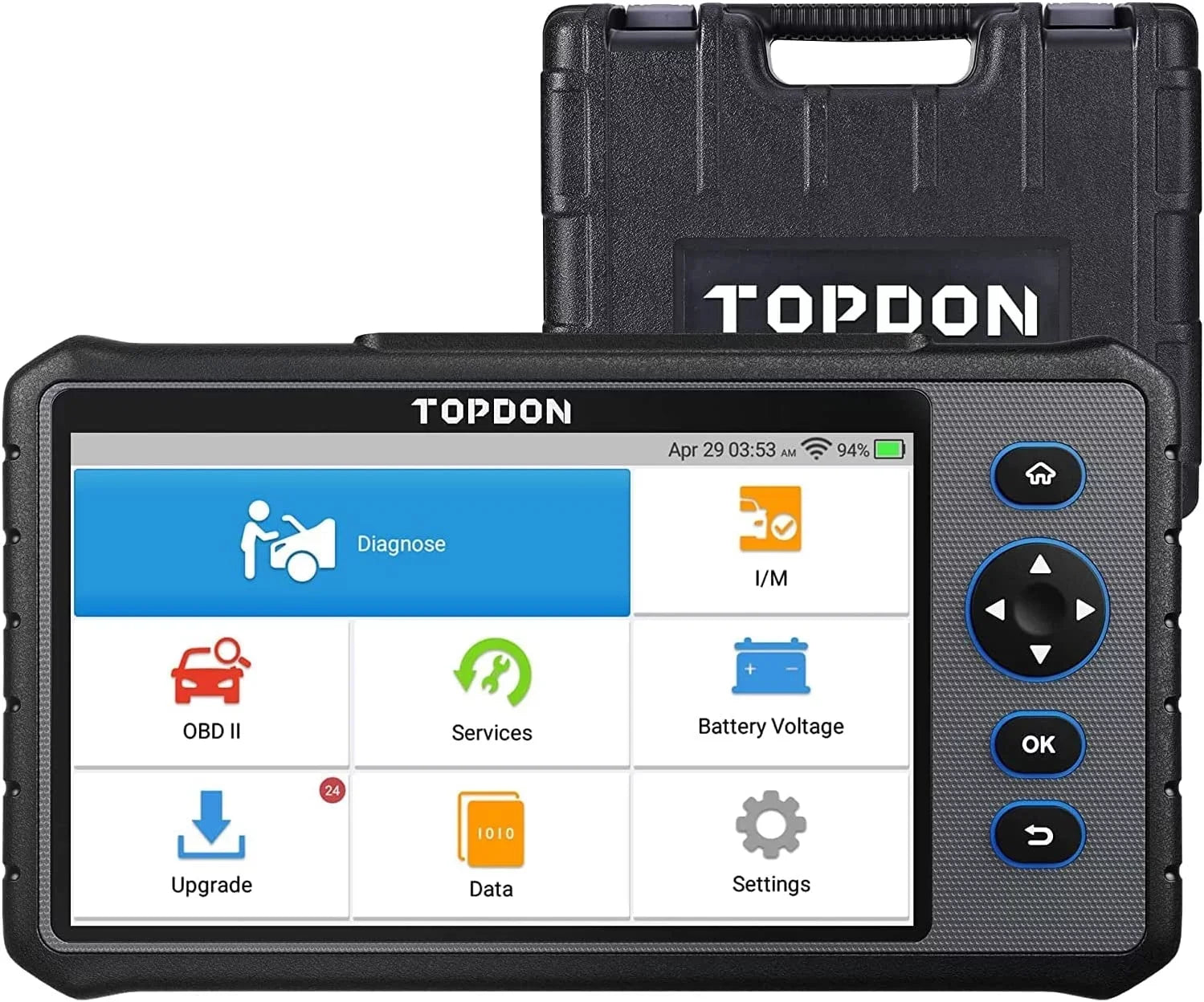 OBD2 Scanner, TOPDON AD800 Car Diagnostic Scan Tool All System Scan 28+ Reset Service, Oil Reset, ABS Bleed, Injector Coding, 2 Years Free Update