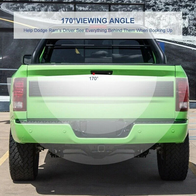 Standard Tailgate Handle Backup Camera for Dodge Ram – Fits 1500 (2009-2017) & 2500 3500 (2010-2019)