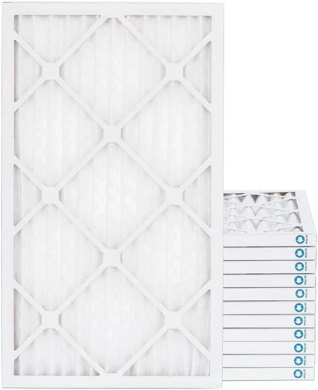 16X25x1 MERV 8 Pleated HV Furne 1" Inch Air Filters By Pamlico. Case Of 12. Ext Size: 15-1/2 X 24-1/2 X 3/4