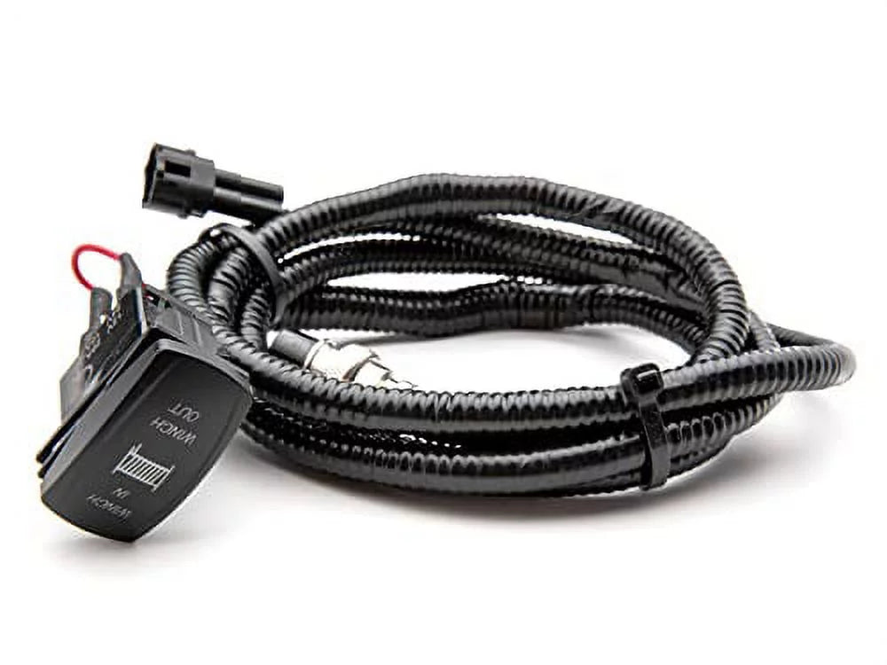 SuperATV 4500 LB Winch Fitting with 2021+ Yamaha Wolverine RMAX 2 / RMAX 4|Ready|Fit Winch|1.3 HP Motor|Preassembled and Wired|50 Foot Remote Range|3/16" Steel|166:1 Gear Ratio|QWM-Y-RMAX-4500