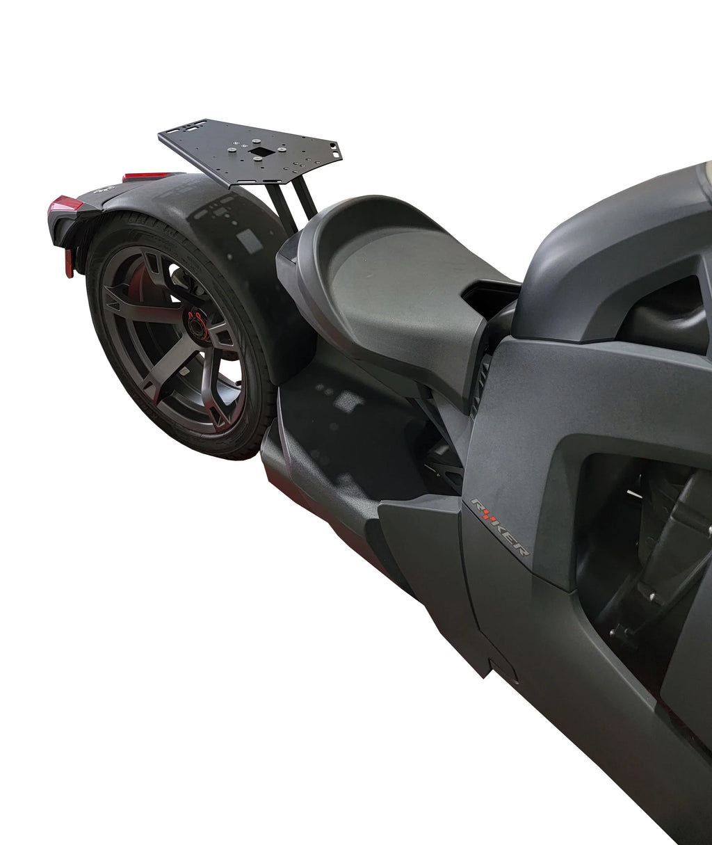 Can Am Ryker Luggage Rack Black Large Shad Cases Kit installed NO MAX MOUNT NEEDED.