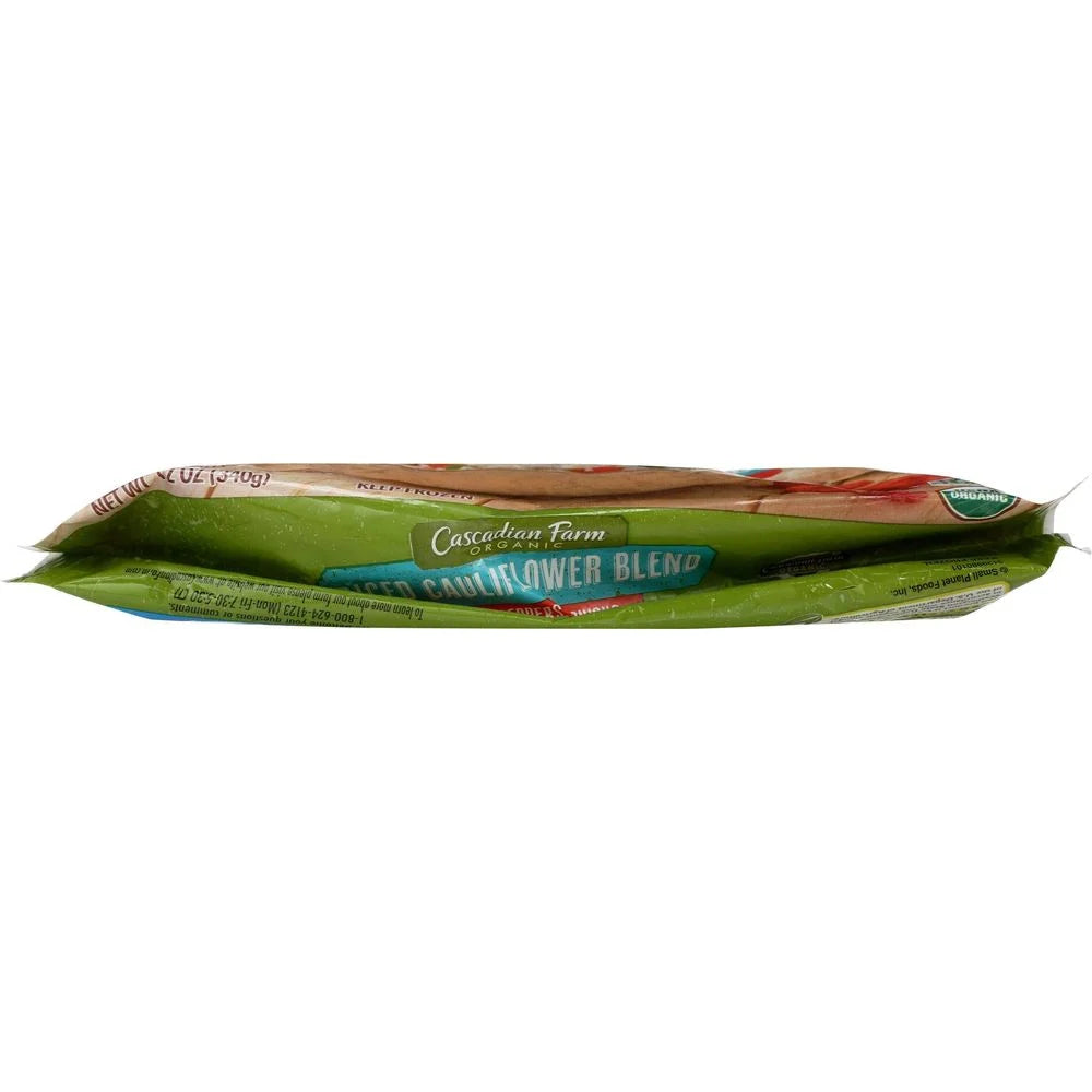 Cascadian Farm Organic Riced Cauliflower Blend with Bell Peppers and Onions, 12 Ounce -- 12 per Case.