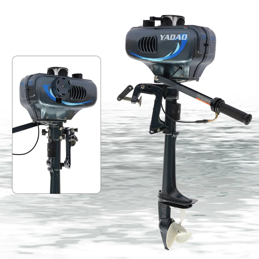 DENEST 3.5HP 2 Stroke Outboard Motor Fishing Craft Engine CDI Water Cooling 4000-5000rpm