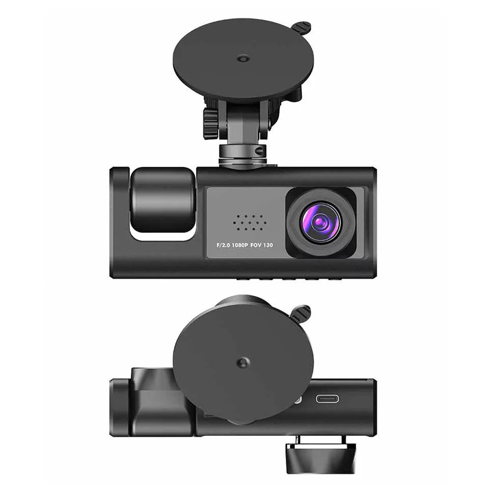 Nebublu Dash Cam with Multi-Language Recording, Auto Safety Driving Recorder for Clear Car Rearview Mirror
