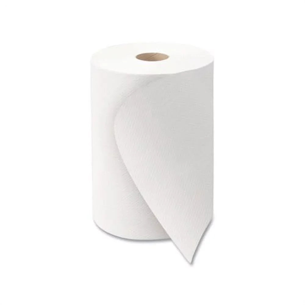 MORCON TISSUE 10 Inch Roll Towels 1-Ply, 10" x 800 ft, White, 6 Rolls/Carton