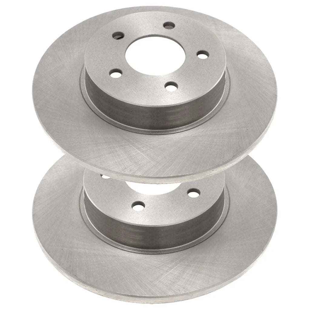 AutoShack Rear Driver and Passenger Side Brake Rotors and Ceramic Pads Kit Replacement for 2012-2016 Dodge Grand Caravan 2013 Journey 2012-2016 Chrysler Town & Country 2015 Ram C/V 2013-2014 VW Routan