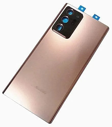 Galaxy Note 20 Ultra Back Glass Protection Waterproof Housing Door with Camera Glass Lens and Tape Parts Replacement for Samsung Galaxy Note 20 Ultra 5G + Tools(Bronze)