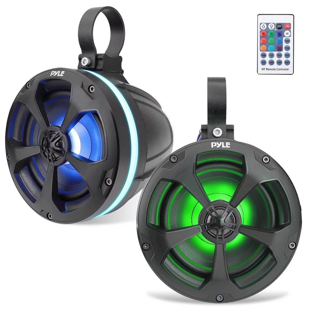 Pyle 5.25 In 1,000 Watt 2 Channel Waterproof Off Road Ship and ATV Speakers