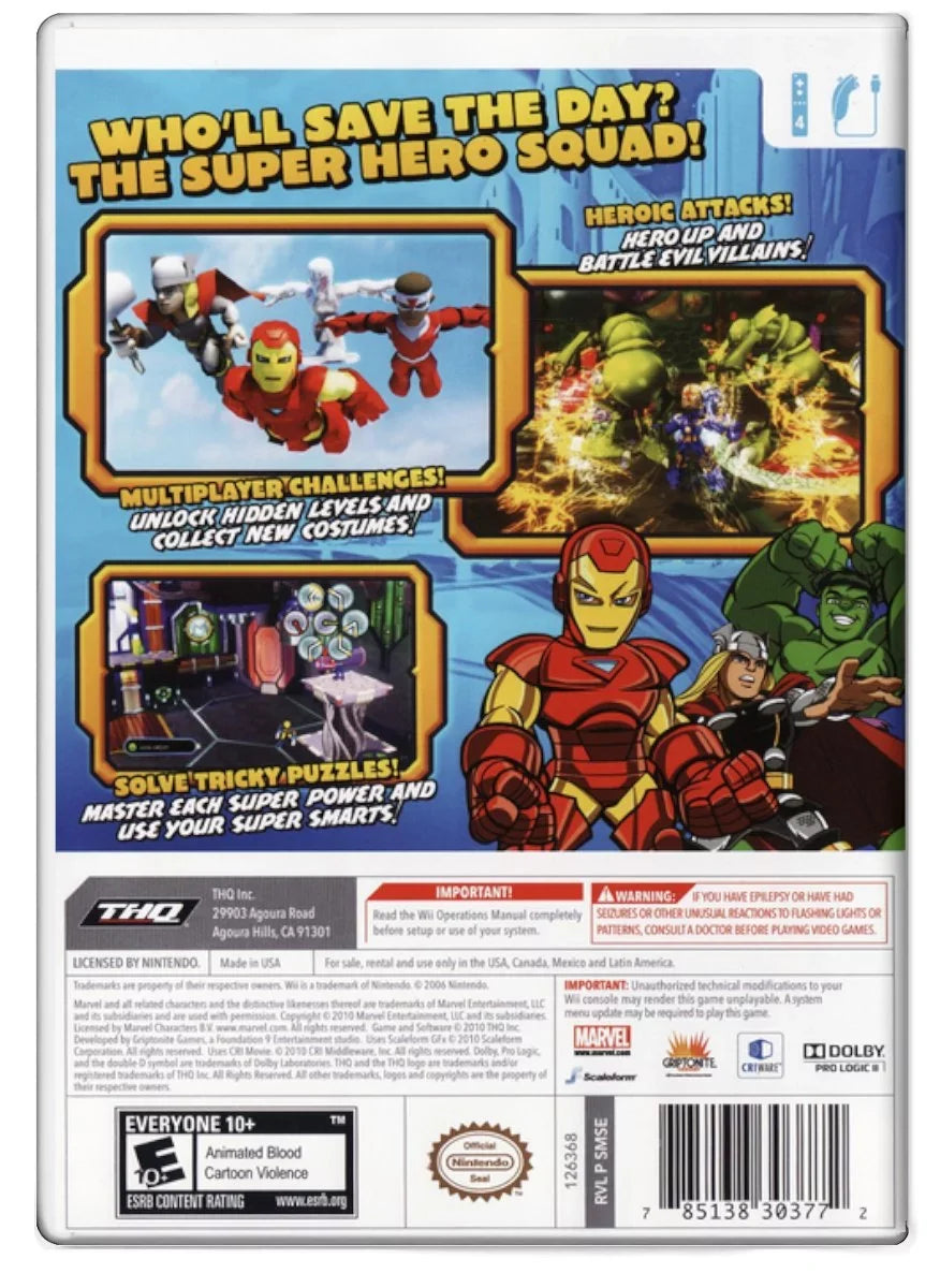 Used Marvel Super Hero Squad Infinity Gauntlet - Nintendo Wii (Used)