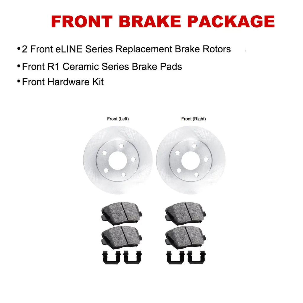 R1 Concepts Wfwh1 63147 R1 Concepts E Line Series Brake Rotor With Ceramic Fits select: 2008-2015 MERCEDES-BENZ C