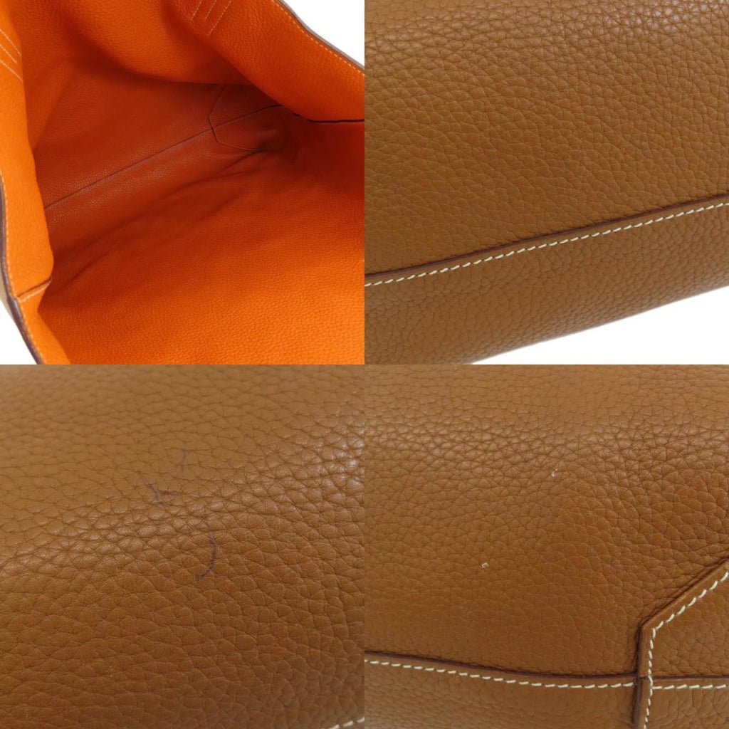 Pre-Owned Hermes double sense 45 gold orange tote bag taurillon ladies HERMES (Good)
