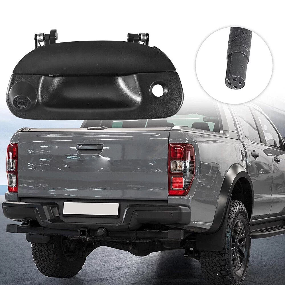Paddsun FIT FORD F150 F250 97-07 Rear View Backup Camera Kit w/ Wiring & Tailgate Handle