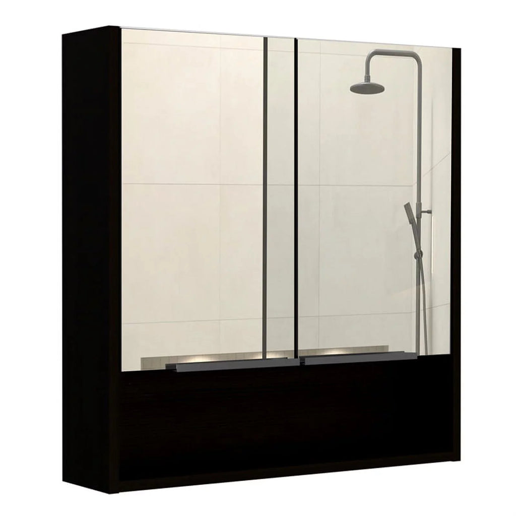 Home Square 2-Piece Set with Medicine Cabinet & 63" One Door Linen Cabinet