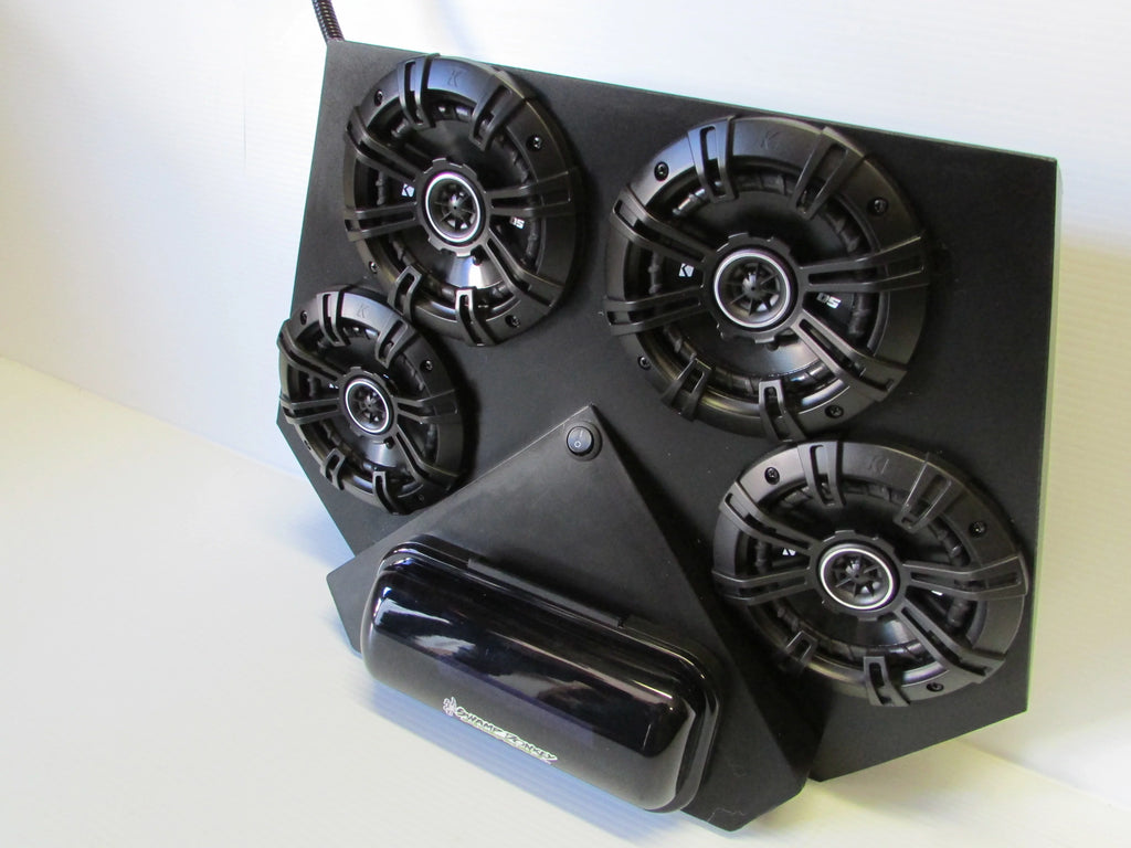 2008-2014 Polaris RZR Razor 570, 800, 900 4 speaker Stereo Bluetooth UTV -8SK4