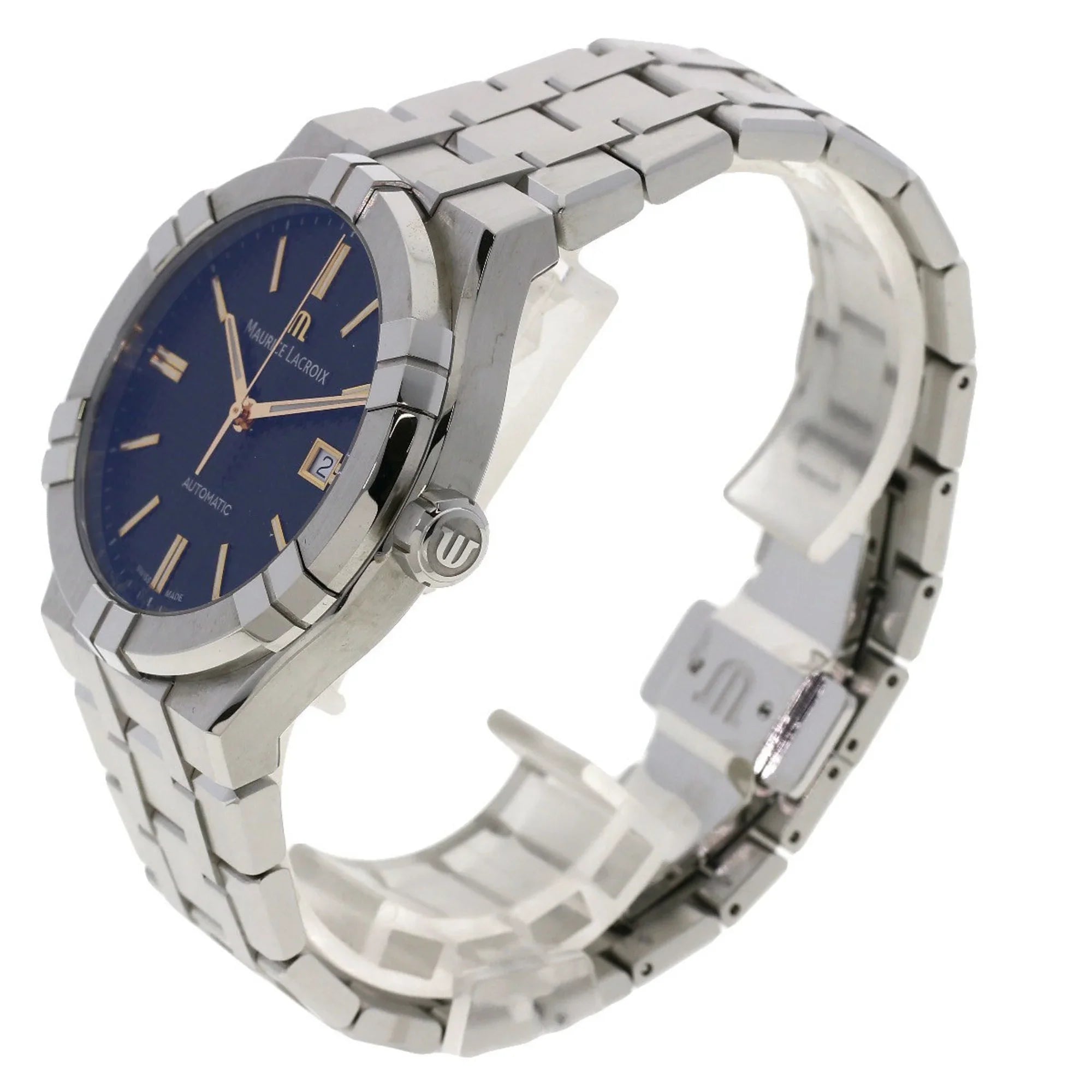 Pre-Owned Maurice Lacroix AI6008 Aikon Automatic Watch Stainless Steel/SS Men's MAURICE LACROIX (Good)