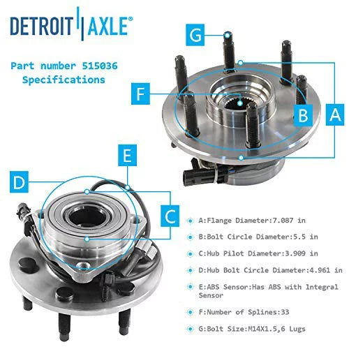 Detroit Axle - Front End 17pc Kit for 1999-2006 Chevy GMC Silverado Sierra 1500 Upper Control Arms w/Ball Joints CV Axles Wheel Hubs Replacement Sway Bar Links Tie Rods Steering Idler Pitman Arm