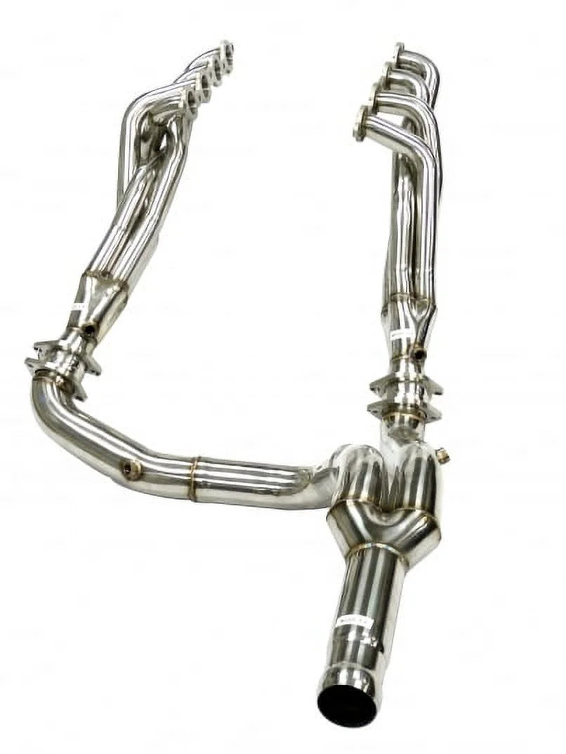 OBX Catted Header Fits For 2014+ GM Chevy Silverado/ GMC Sierra 1500 5.3L/6.2L