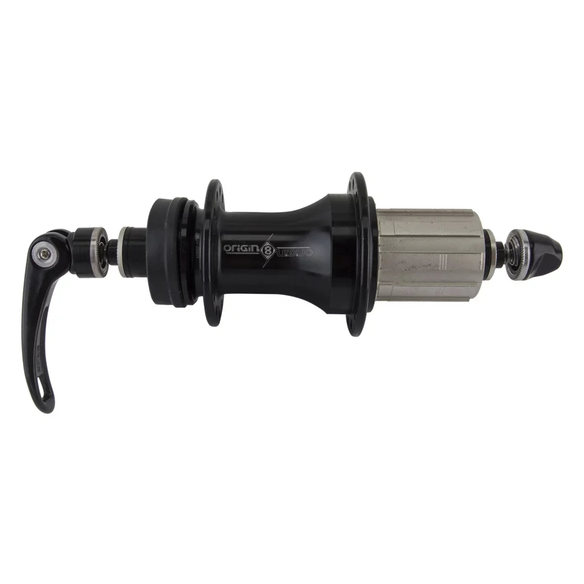 Origin8 RD-1120 Road Disc Hubs 28H Blk 8-11s Cass Skewer Included