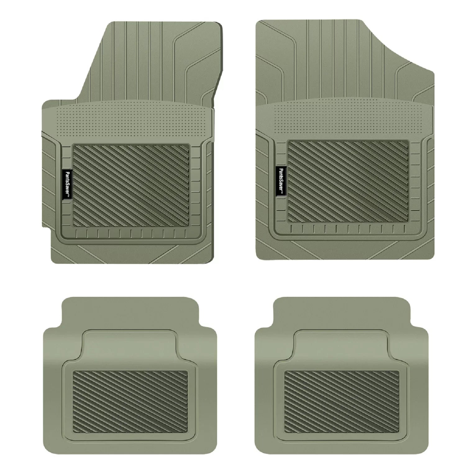 PantsSaver Custom Fit Floor Mats for Genesis GV60 2023 All Environment Protection -4 Piece Set (Gray)