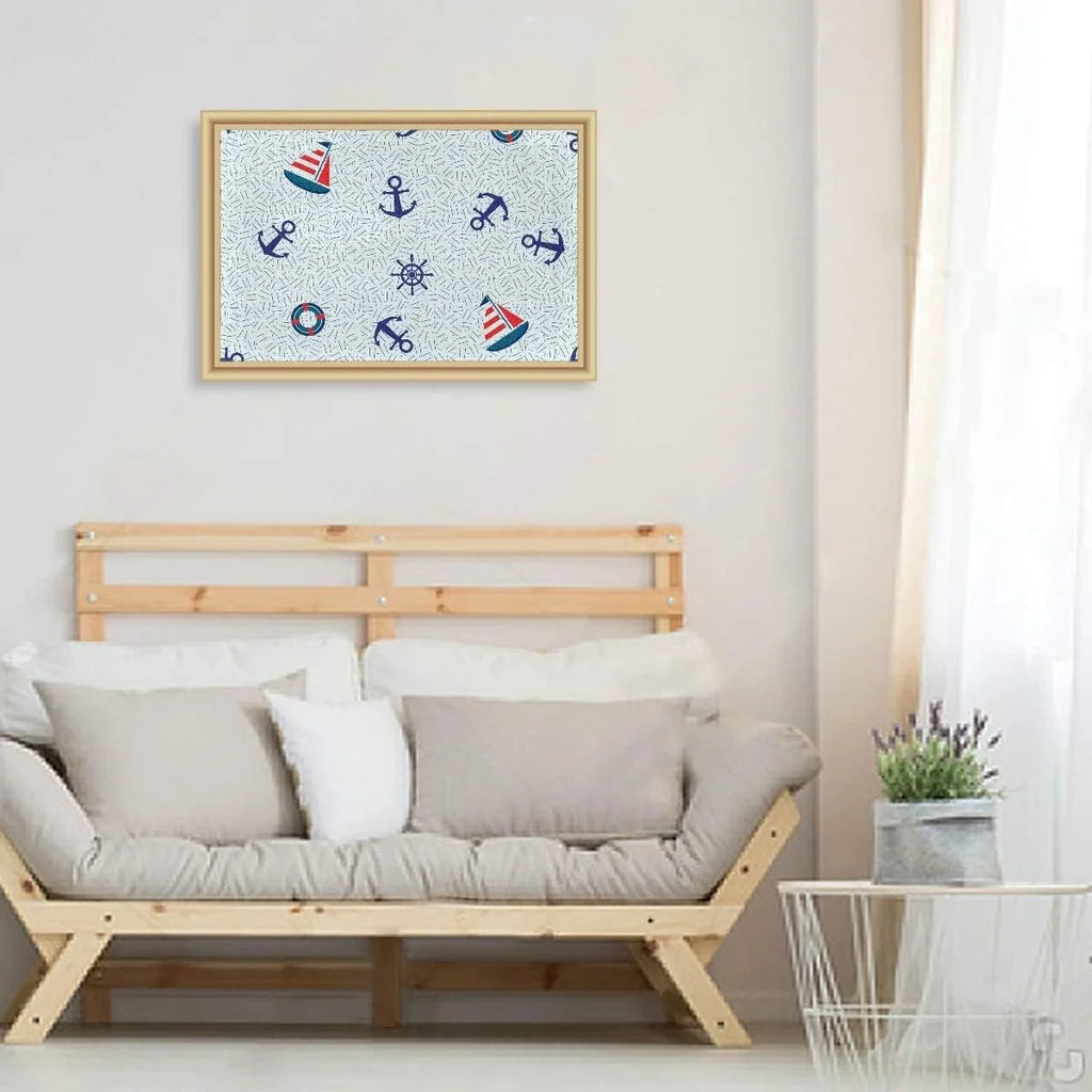 Wellsay Nautical Vessel Anchor Steering Wheel and Lifebuoy Marine Sea Theme Decoration Jigsaw Puzzles 1000 Pieces Puzzle for Adults Kids DIY Gift