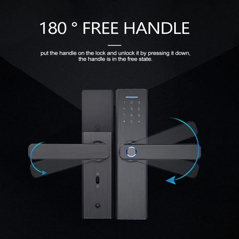 Irfora ligent Door Lock,Door Lock Locks Keyless Door Wifi App Buzhi Fesjoy