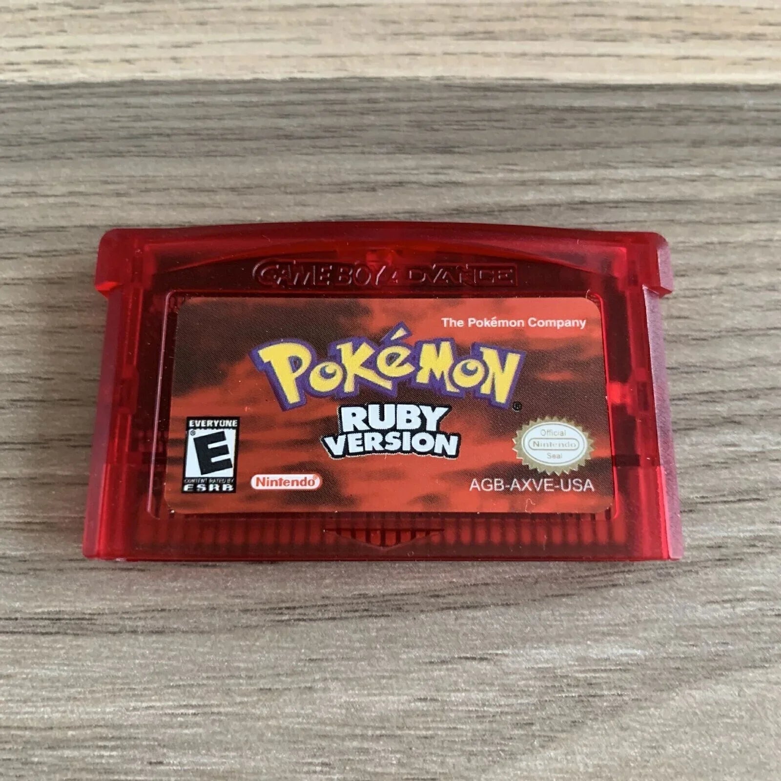 NDSL GBA SP Game Card Ruby/Sapphire/Emerald/Fire Red/Green Leaf 5-in-1-