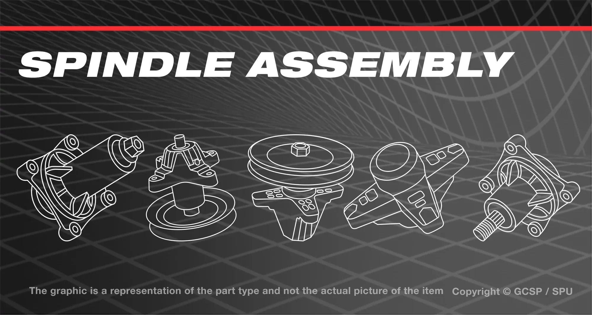 Spindle Assembly For Bad Boy Rebel Zero Turn Mowers 54" 61" 72"