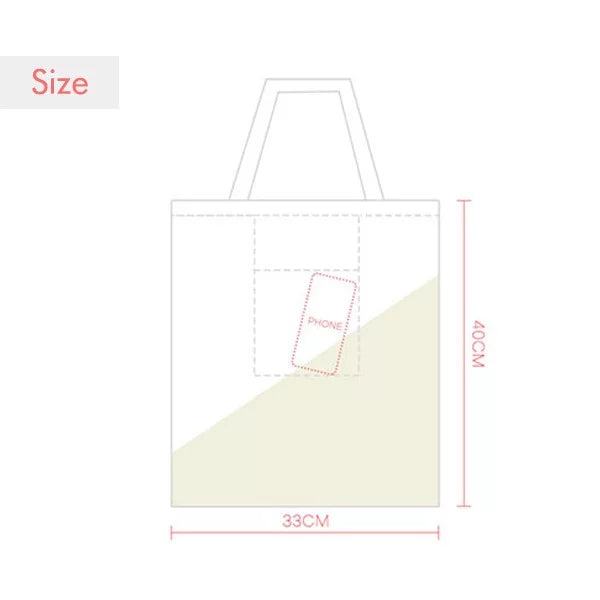 Japan Traditional Culture Kimono Tote Canvas Bag Shopping Satchel Casual Handbag